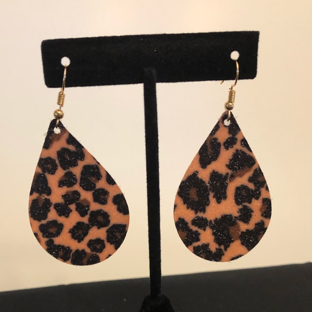 Faux Leather Earrings